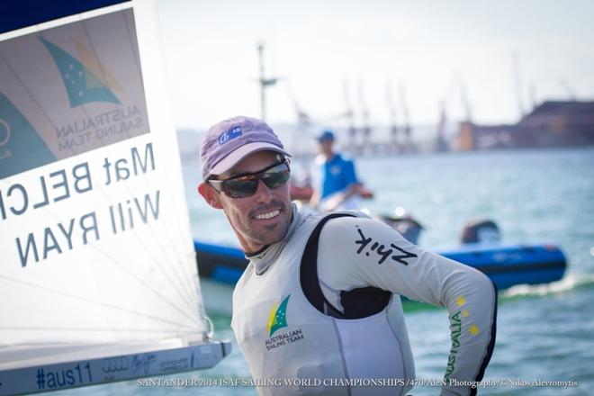 Mat Belcher (AUS) - after winning the Santander 2014 ISAF Worlds © Nikos Alevromytis / Alen Photography http://www.alen.gr