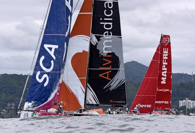 Team SCA - Volvo Ocean Race 2015 © Rick Tomlinson / Team SCA