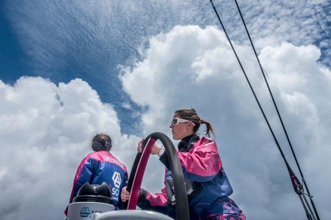 El Día de la Tierra, vista desde el océano - Leg six to Newport – Volvo Ocean Race 2015 © Corinna Halloran / Team SCA