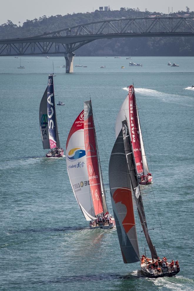 salida rumbo a Newport - Volvo Ocean Race 2015 ©  Ainhoa Sanchez/Volvo Ocean Race