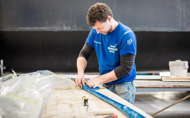 Neil Cox, Team Vestas Wind - four weeks from relaunch - Volvo Ocean Race 2015 © Brian Carlin / Team Vestas Wind/Volvo Ocean Race