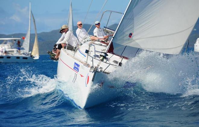 Bareboat Class 1, Charles Garrard's Team Merlin © Todd VanSickle / BVI Spring Regatta http://www.bvispringregatta.org