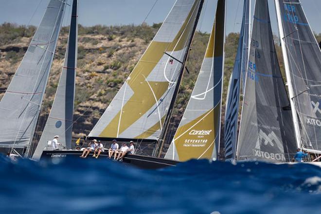 Close racing at Antigua Saiing Week © Paul Wyeth / www.pwpictures.com http://www.pwpictures.com