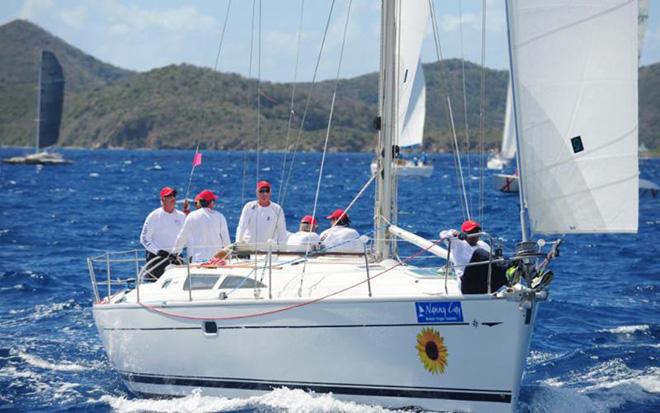 Keith LiGreci's Jeanneau 40 Sun Odyssey, Girasoli - in top position CSA Jib & Main 2  © Todd VanSickle / BVI Spring Regatta http://www.bvispringregatta.org