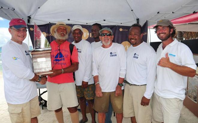 Winning crew skippered by Presley King, Tortolan Sloop, Esmie © Todd VanSickle / BVI Spring Regatta http://www.bvispringregatta.org