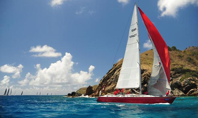 Ross Applebey's Oyster 48, Scarlet Oyster was the winner of Performance Cruising 1 © Todd VanSickle / BVI Spring Regatta http://www.bvispringregatta.org