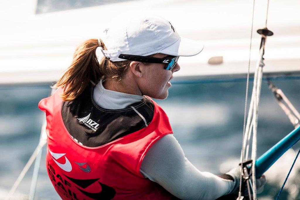 Polly Powrie (Womens 470) - Day 3 of the ISAF Sailing World Cup in Hyeres, France ©  Jesus Renedo / Sailing Energy http://www.sailingenergy.com/