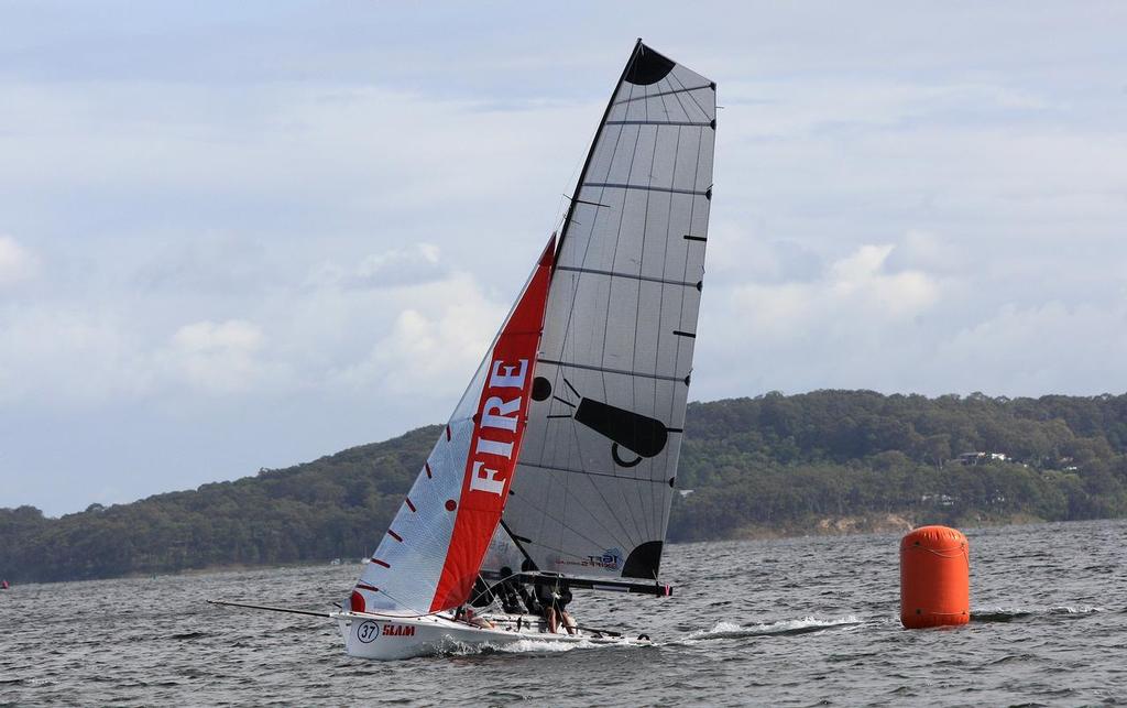 Jerome Watts' 16ft Skiff 'Loose Canon' winner of Race 3 photo copyright Redhotshotz Sports Photography . taken at  and featuring the  class