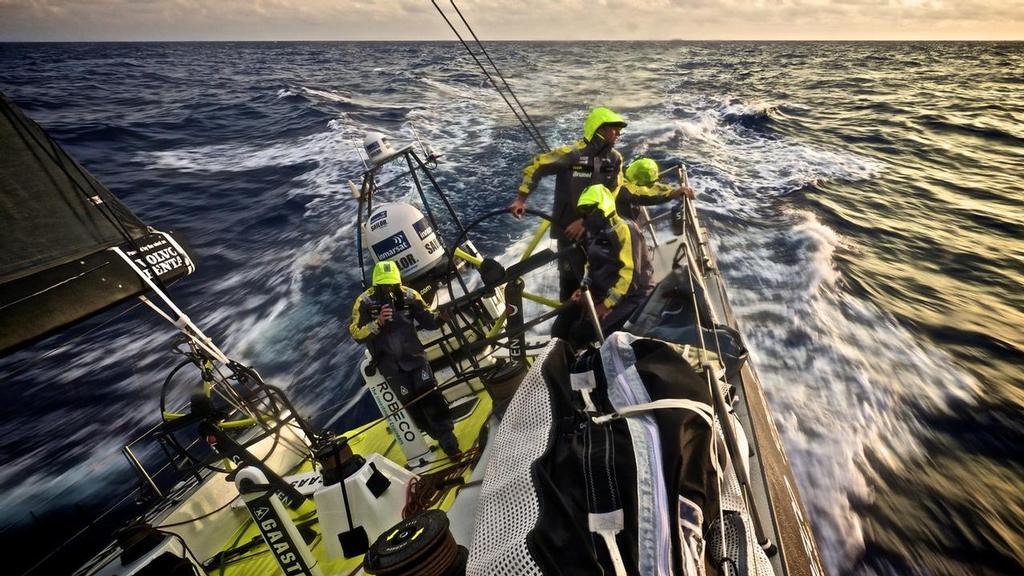 April 21, 2015. Leg 6 to Newport onboard Team Brunel. Day 2. photo copyright Stefan Coppers/Team Brunel taken at  and featuring the  class