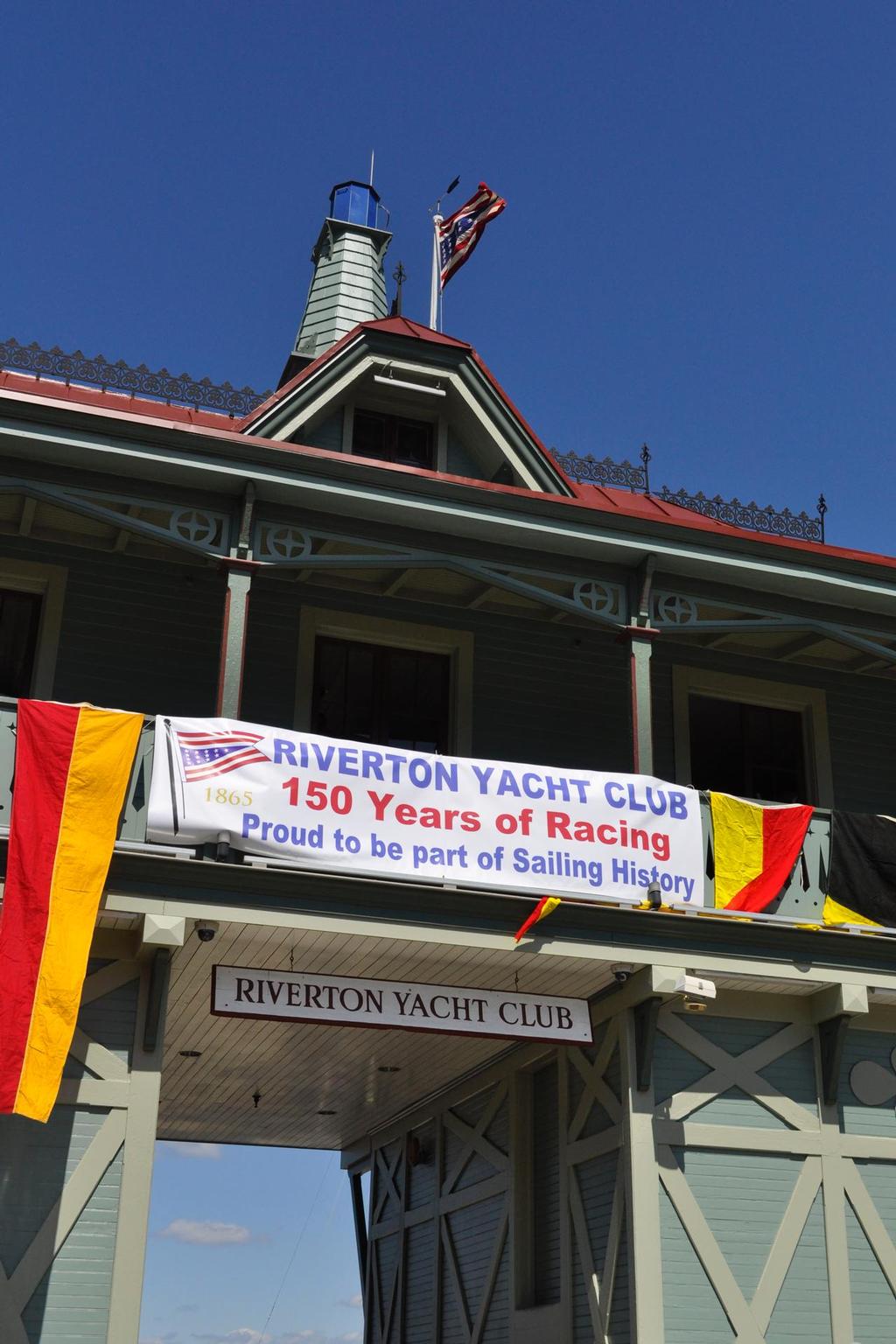 Renee_Janowicz_The clubhouse of Riverton Yacht Club (New Jersey) will celebrate the organization's 150th Anniversary all sailing season. photo copyright Renee Janowicz taken at  and featuring the  class