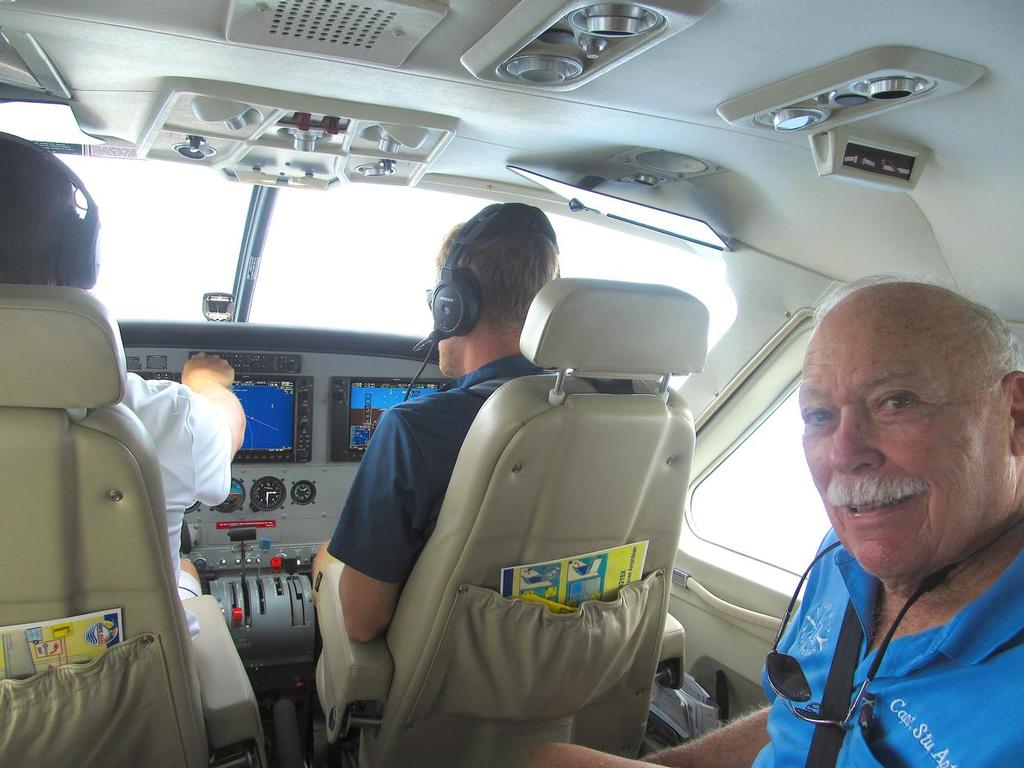 John_Bell_Former Pan Am and Navy Fighter Jet Pilot Stu Apta aboard Tropic Ocean Airways Flight photo copyright John Bell taken at  and featuring the  class