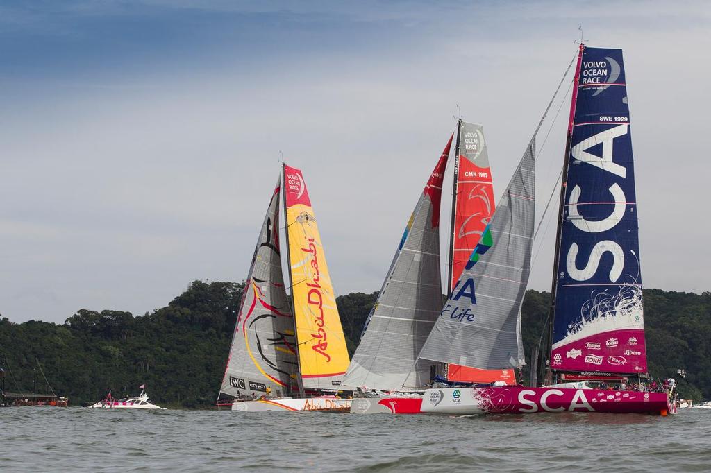 18th April 2015. Itajai, Brazil. Volvo Ocean Race. ©  Ian Roman / Abu Dhabi Ocean Racing