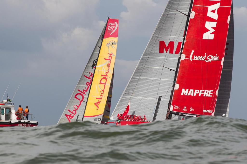 18th April 2015. Itajai, Brazil. Volvo Ocean Race. ©  Ian Roman / Abu Dhabi Ocean Racing