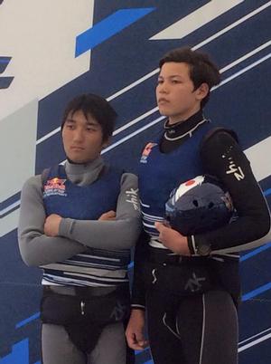 Top NZ Youth sailor Leonard Takahashi-Fry (NZL/JPN) at the Red Bull Foiling Generation Search, Japan. photo copyright SW taken at  and featuring the  class
