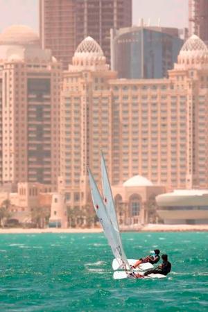 Race day 2 - Second GCC Beach Games 2015 photo copyright Miguel Gomes / Volvo Ocean Race taken at  and featuring the  class