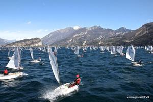 Garda Optimist Meeting - 33rd Garda Optimist Meeting photo copyright  Elena Giolai/Fraglia Vela Riva taken at  and featuring the  class