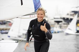 Mathilde de Kerangat - ISAF Sailing World Cup Hyeres photo copyright  Franck Socha / ISAF Sailing World Cup Hyeres http://swc.ffvoile.fr/ taken at  and featuring the  class