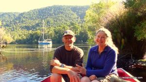 David and Judith at Little Eagle Creek - Tasmania photo copyright Jack and Jude taken at  and featuring the  class