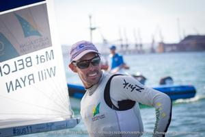 Mat Belcher (AUS) - after winning the Santander 2014 ISAF Worlds photo copyright Nikos Alevromytis / Alen Photography http://www.alen.gr taken at  and featuring the  class