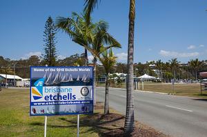 Part of the magnificent grounds of the Royal Queensland Yacht Squadron. - Etchells Brisbane Winter Series photo copyright  John Curnow taken at  and featuring the  class