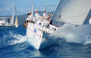 Bareboat Class 1, Charles Garrard's Team Merlin photo copyright Todd VanSickle / BVI Spring Regatta http://www.bvispringregatta.org taken at  and featuring the  class