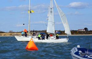 Matt Reid takes the winning gun in the Final of the Royal Southern Match Cup Qualifier. photo copyright Colin Hall taken at  and featuring the  class