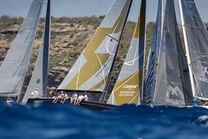 Close racing at Antigua Saiing Week photo copyright Paul Wyeth / www.pwpictures.com http://www.pwpictures.com taken at  and featuring the  class