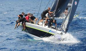 Melges 32, Luis Juarbe's Soca photo copyright  Luke Pelican/BVI Spring Regatta taken at  and featuring the  class