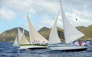 Used in the 19th century as the only means of transportation between the Virgin Islands, sloops were the backbone for BVI economy for over 100 years. Today four sloops raced in the VP Bank Tortola Sloop Spring Challenge on Maritime Heritage Day at the BVI Spring Regatta photo copyright Todd VanSickle / BVI Spring Regatta http://www.bvispringregatta.org taken at  and featuring the  class