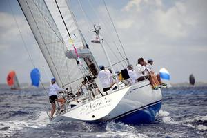 Bob Beltrano's Swan 53, Nai'a was the winner in CSA Jib & Main scoring photo copyright Todd VanSickle / BVI Spring Regatta http://www.bvispringregatta.org taken at  and featuring the  class