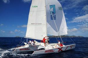 Triple Jack Trimaran received the Chief Minister's Cup for the Best BVI Boat as well as a class win photo copyright Todd VanSickle / BVI Spring Regatta http://www.bvispringregatta.org taken at  and featuring the  class