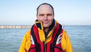 'If they slipped, they would face a 20m drop, slamming into the metal below' - Crew Member and Tree Surgeon Wayne Isaacson photo copyright  Nathan Williams / RNLI http://rnli.org/ taken at  and featuring the  class