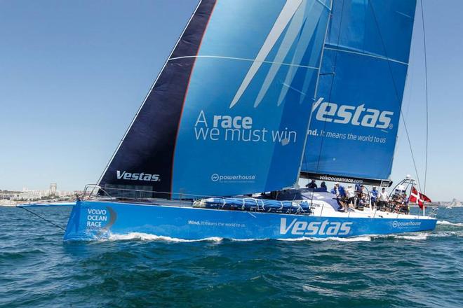 First sail - Team Vestas Wind - Sailing May 30, 2015 ©  Ainhoa Sanchez/Volvo Ocean Race