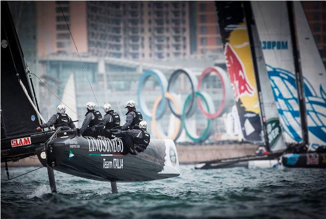 Lino Sonego Team Italia in Qingdao - Act 3, Qingdao 2015 - Day three © Lloyd Images