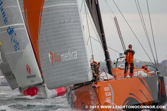 Volvo Ocean Race - In-port Race - Newport ©  Leighton O'Connor