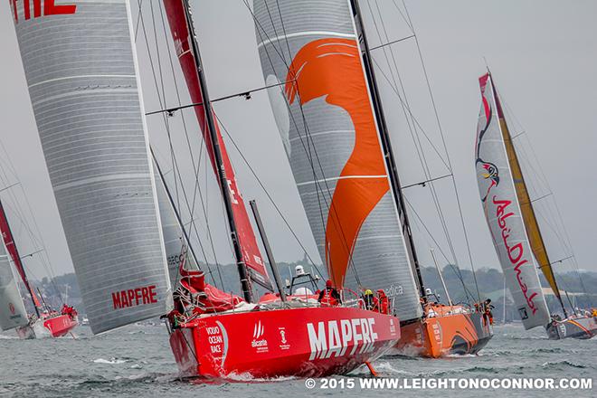 Volvo Ocean Race - In-port Race - Newport ©  Leighton O'Connor