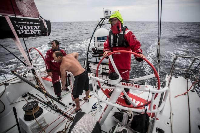 Leg six to Newport onboard MAPFRE. Day 17. Full wet weather gear... half wet weather gear... naked! - Volvo Ocean Race 2015 © Francisco Vignale/Mapfre/Volvo Ocean Race