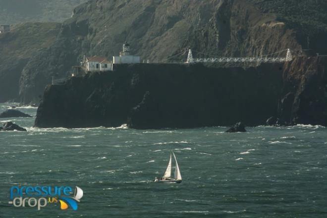 Wetsu Phil Krasners's Express 27' corrected out 21 seconds ahead of Greg Nelson's Outsider for victory in the sportboat division - SSS single handed farallones © Pressure Drop . US