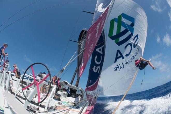 Onboard Team SCA - Volvo Ocean Race 2015 © Corinna Halloran / Team SCA