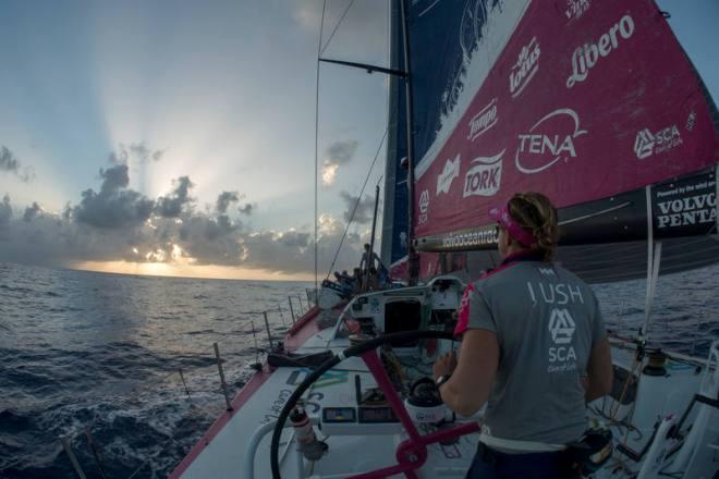 Onboard Team SCA - Volvo Ocean Race 2015 © Corinna Halloran / Team SCA