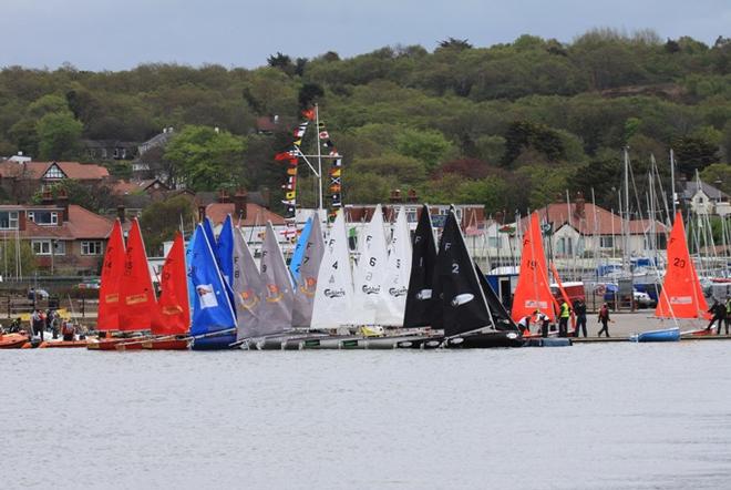 Fireflys docked off West Kirby Sailing Club - 2015 Wilson Trophy © ACM Jenkins / Wilson Trophy