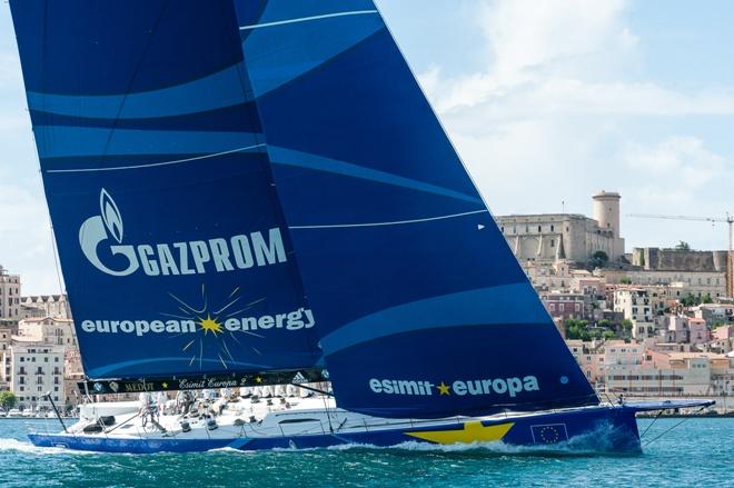 Volcano Race line honours winner, Igor Simcic's Esimit Europa 2 - 2015 Volcano Race © IMA/Gianluca Di Fazio