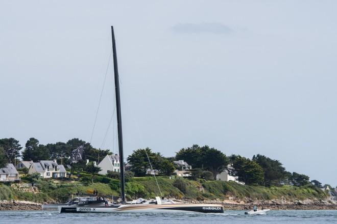 Maxi-trimaran Spindrift 2 - Jules Verne Trophy 2015 ©  Eloi Stichelbaut/Spindrift Racing http://www.spindrift-racing.com/