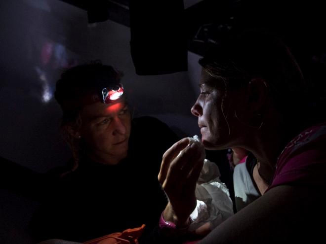 Onboard Team SCA - Volvo Ocean Race 2014-15  © Corinna Halloran / Team SCA