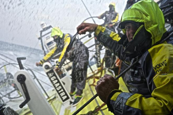 Onboard Team Brunel - Volvo Ocean Race 2014-15  © Stefan Coppers / Team Brunel