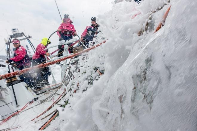 Onboard Team SCA - Volvo Ocean Race 2015 © Corinna Halloran / Team SCA