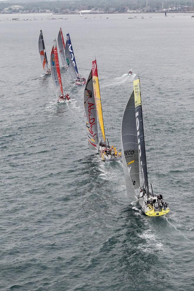 Volvo fleet - Volvo Ocean Race - Newport - In-Port Race ©  Ainhoa Sanchez/Volvo Ocean Race