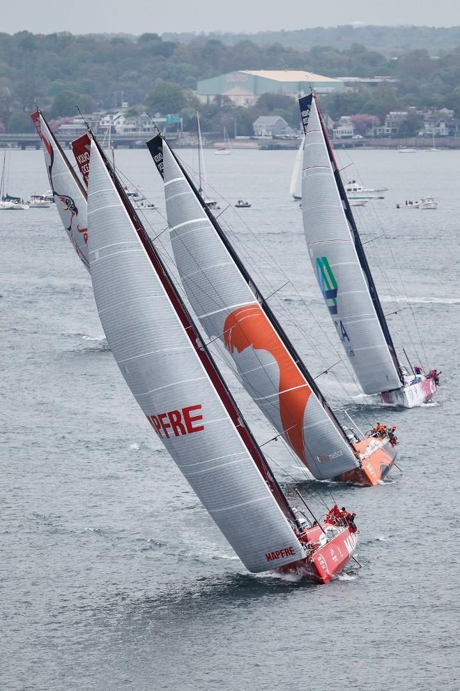 Volvo fleet - Volvo Ocean Race - Newport - In-Port Race ©  Ainhoa Sanchez/Volvo Ocean Race