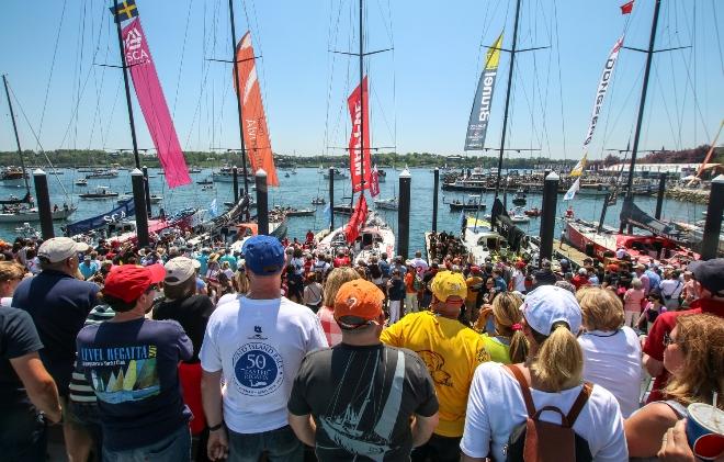Leg seven start - Volvo Ocean Race 2014-15  ©  Carmen Hidalgo/Volvo Ocean Race http://www.volvooceanrace.com/