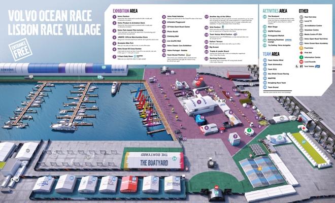 High VOR map Lisbon - Leg 7 to Lisbon - Volvo Ocean Race &copy; Volvo Ocean Race http://www.volvooceanrace.com